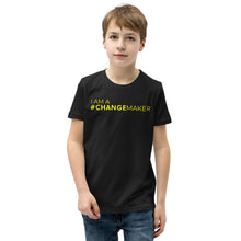 Load image into Gallery viewer, #ChangeMaker - Youth Short Sleeve T-Shirt (Yellow)
