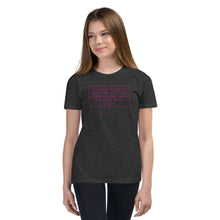 Load image into Gallery viewer, I Have Placed Before You An Open Door - Youth Short Sleeve T-Shirt (Pink)