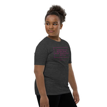 Load image into Gallery viewer, Perhaps You Were Born For Such A Time As This - Youth Short Sleeve T-Shirt (pink)