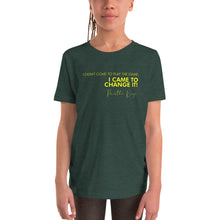 Load image into Gallery viewer, I Didn't Come Here To Play The Game - Youth Short Sleeve T-Shirt (Yellow)