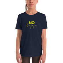 Load image into Gallery viewer, No Biggie - Youth Short Sleeve T-Shirt (yellow)