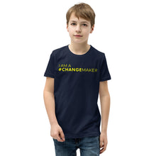 Load image into Gallery viewer, #ChangeMaker - Youth Short Sleeve T-Shirt (Yellow)