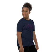 Load image into Gallery viewer, Perhaps You Were Born For Such A Time As This - Youth Short Sleeve T-Shirt (pink)