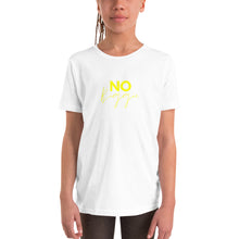 Load image into Gallery viewer, No Biggie - Youth Short Sleeve T-Shirt (yellow)