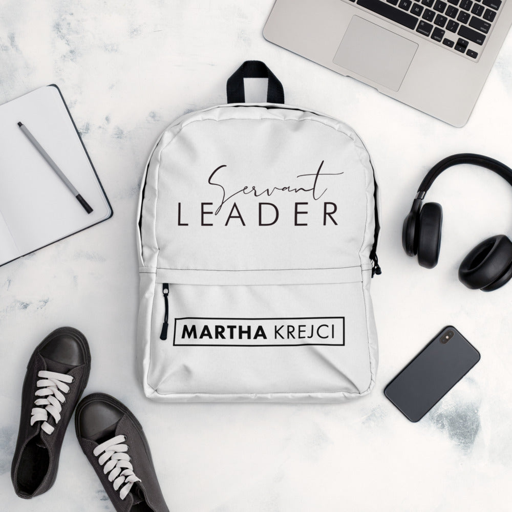 Servant Leader - Backpack White
