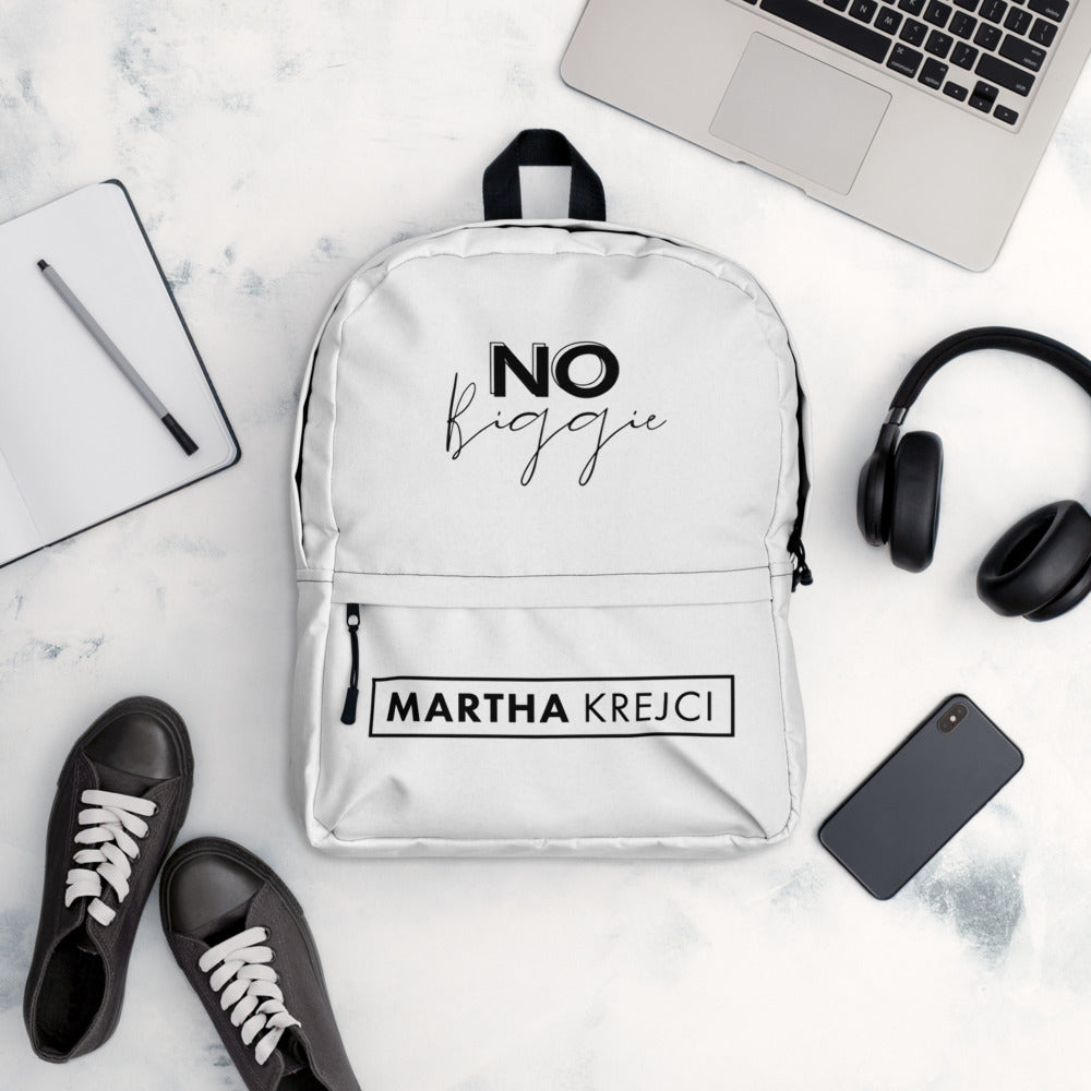 No Biggie - Backpack White