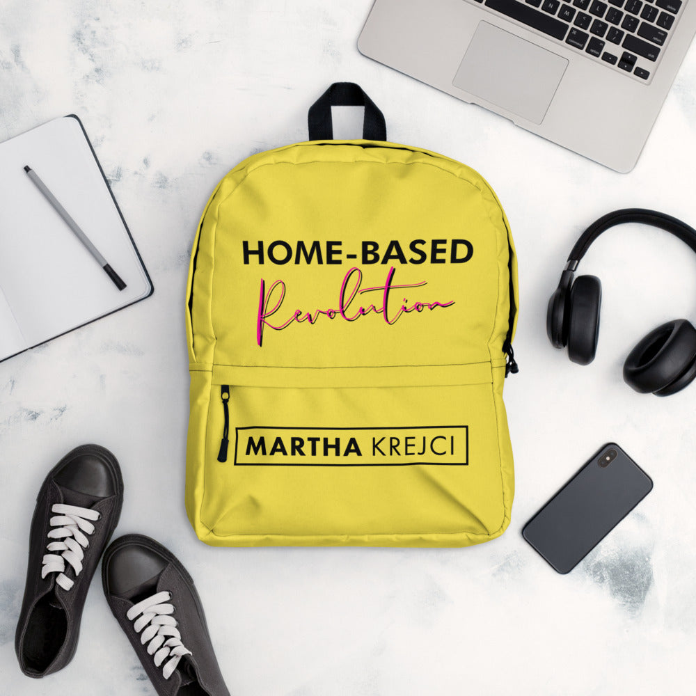 Home Based Revolution - Backpack Yellow