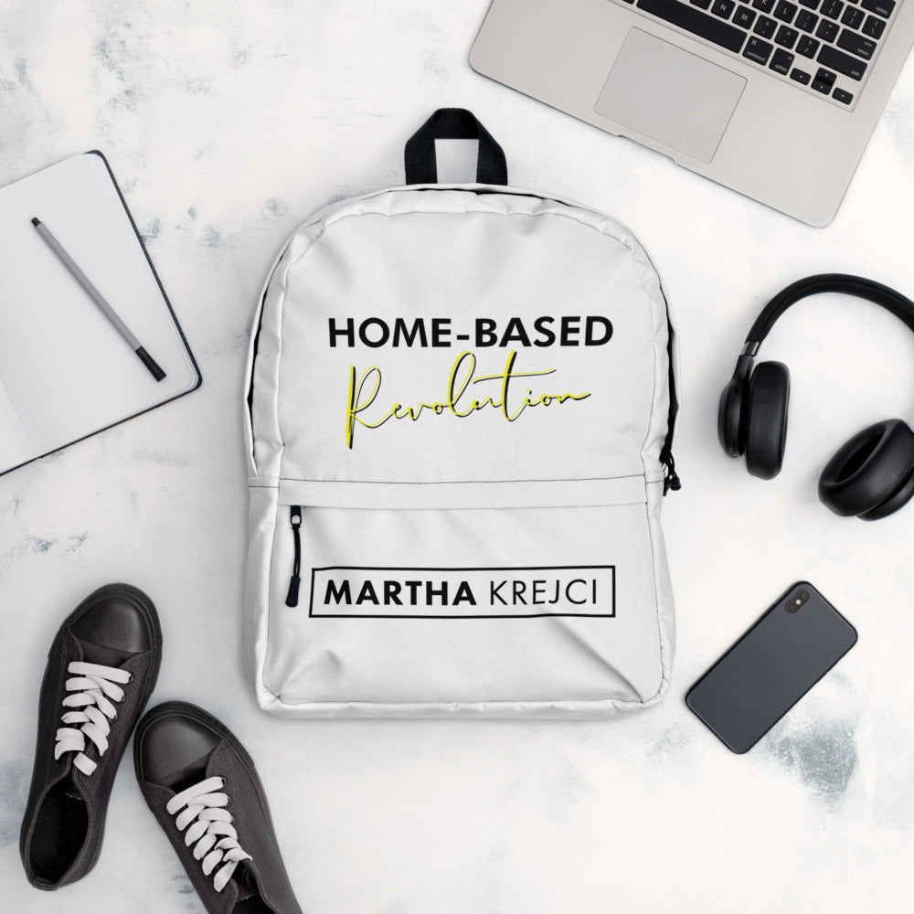 Home Based Revolution - Backpack White