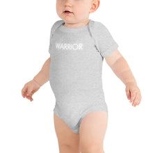 Load image into Gallery viewer, Warrior - Baby short sleeve one piece (White)
