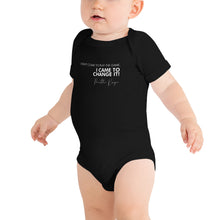 Load image into Gallery viewer, I Didn&#39;t Come To Play The Game - Baby short sleeve one piece (white)
