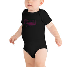 Load image into Gallery viewer, For I Know The Plans - Baby short sleeve one piece (Pink)
