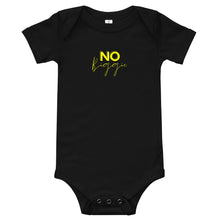 Load image into Gallery viewer, No Biggie - Baby short sleeve one piece (yellow)
