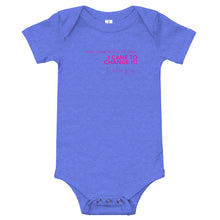 Load image into Gallery viewer, I Didn't Come Here To Play The Game - Baby short sleeve one piece (Pink)

