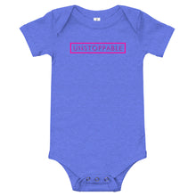 Load image into Gallery viewer, Unstoppable - Baby short sleeve one piece (Pink)
