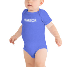 Load image into Gallery viewer, Warrior - Baby short sleeve one piece (White)
