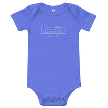 Load image into Gallery viewer, For I Know The Plans - Baby short sleeve one piece (White)
