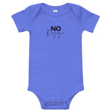 Load image into Gallery viewer, No Biggie - Baby short sleeve one piece (black)
