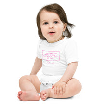 Load image into Gallery viewer, Perhaps You Were Born For Such A Time As This - Baby short sleeve one piece (pink)
