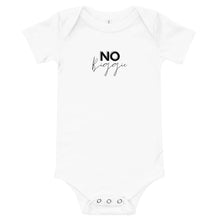 Load image into Gallery viewer, No Biggie - Baby short sleeve one piece (black)
