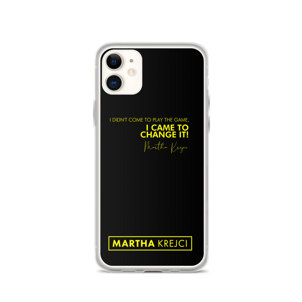 Didn't Come To Play The Game - iPhone Case