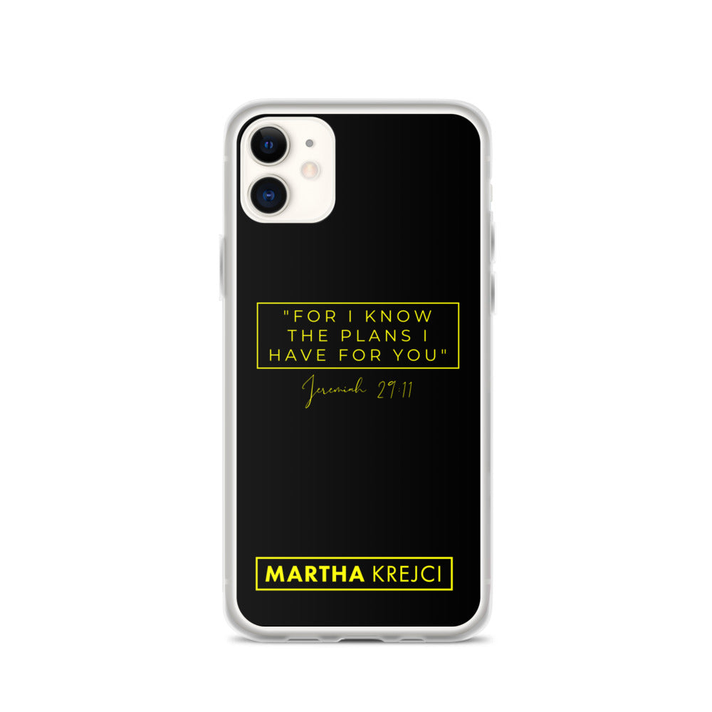 For I Know The Plans - iPhone Case