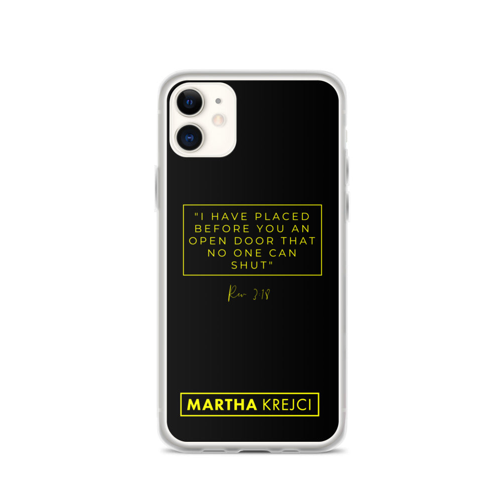I Have Placed Before You An Open Door - iPhone Case