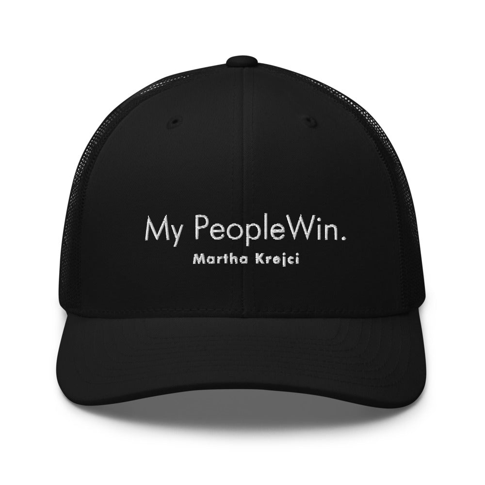 My People Win - Trucker Cap (White)