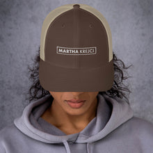Load image into Gallery viewer, Martha Krejci - Trucker Cap (White)
