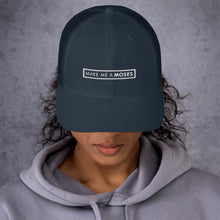 Load image into Gallery viewer, Make Me A Moses - Trucker Cap (White)
