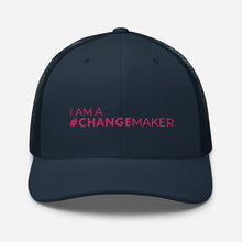 Load image into Gallery viewer, #ChangeMaker - Trucker Cap (Pink)

