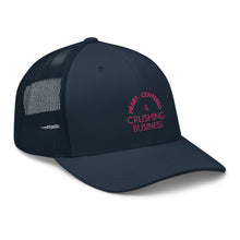 Load image into Gallery viewer, Heart Centered &amp; Crushing Business - Trucker Cap (Pink)
