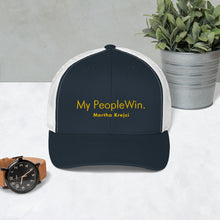 Load image into Gallery viewer, My People Win - Trucker Cap (Yellow)
