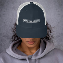 Load image into Gallery viewer, Martha Krejci - Trucker Cap (White)
