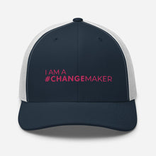 Load image into Gallery viewer, #ChangeMaker - Trucker Cap (Pink)
