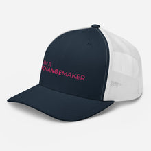 Load image into Gallery viewer, #ChangeMaker - Trucker Cap (Pink)
