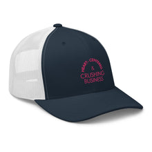 Load image into Gallery viewer, Heart Centered &amp; Crushing Business - Trucker Cap (Pink)

