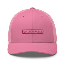 Load image into Gallery viewer, Unstoppable - Trucker Cap (Pink)
