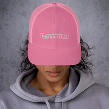Load image into Gallery viewer, Martha Krejci - Trucker Cap (White)
