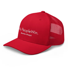 Load image into Gallery viewer, My People Win - Trucker Cap (White)
