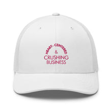 Load image into Gallery viewer, Heart Centered &amp; Crushing Business - Trucker Cap (Pink)
