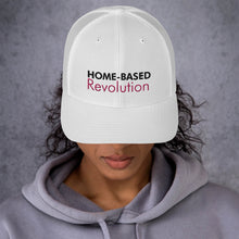 Load image into Gallery viewer, Home-Based Revolution - Trucker Cap (Black with Pink)
