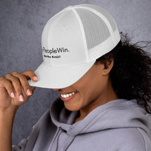 Load image into Gallery viewer, My People Win - Trucker Cap (Black)
