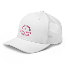 Load image into Gallery viewer, Heart Centered &amp; Crushing Business - Trucker Cap (Pink)
