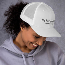 Load image into Gallery viewer, My People Win - Trucker Cap (Black)
