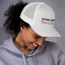 Load image into Gallery viewer, Home-Based Revolution - Trucker Cap (Black with Pink)

