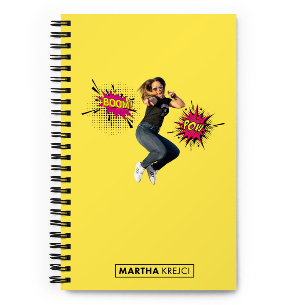 The Boom Pow! - Spiral notebook
