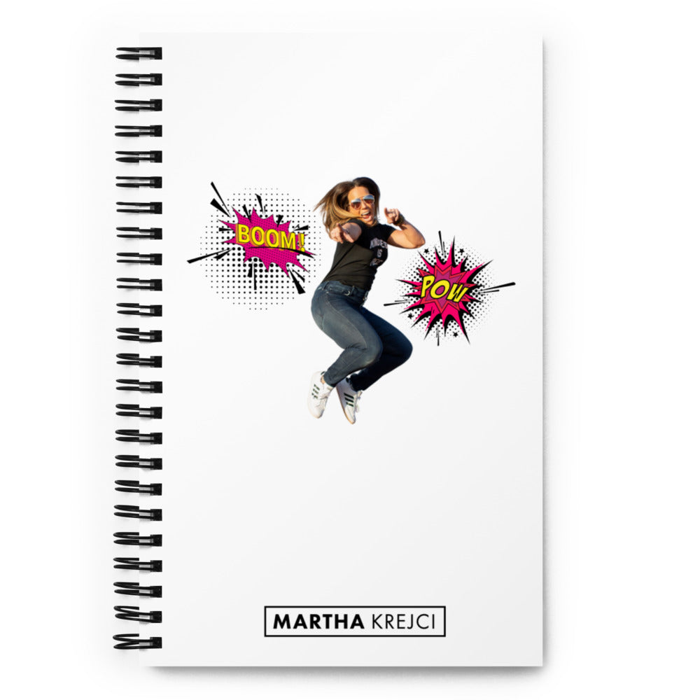 The Boom Pow! - Spiral notebook