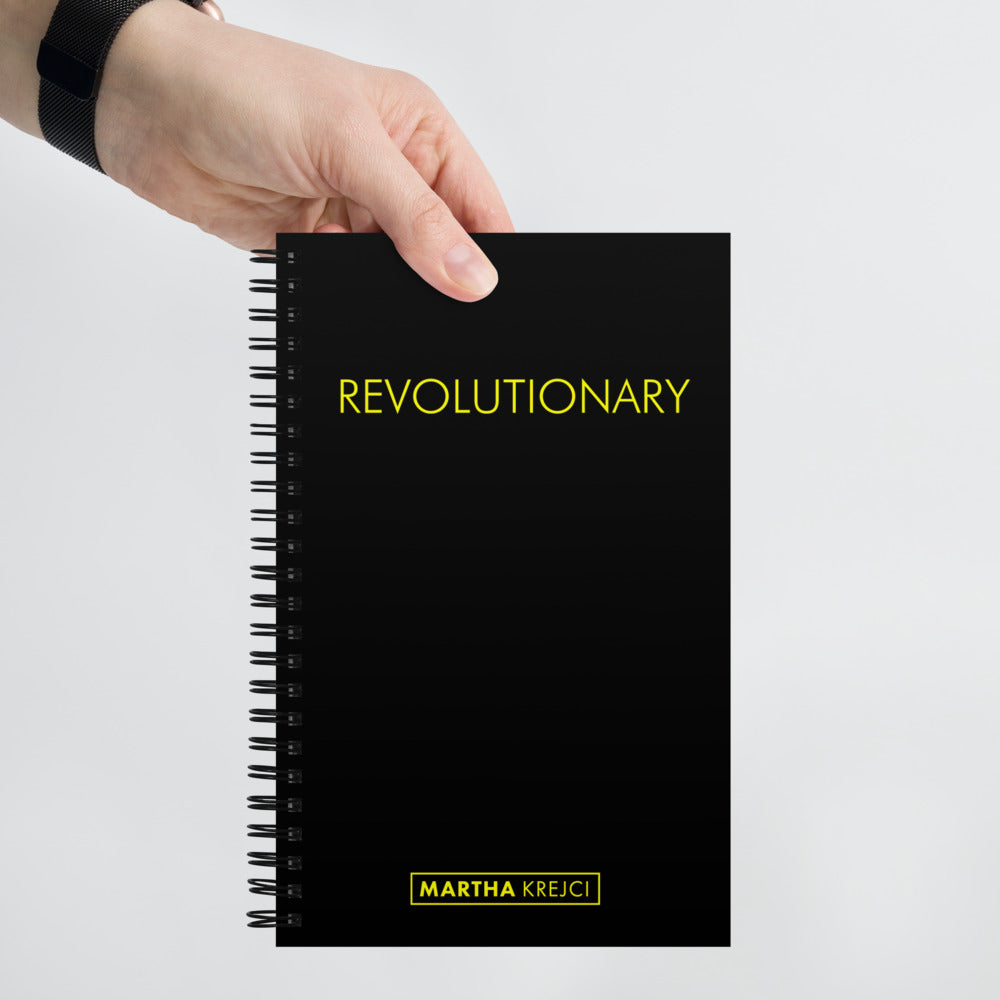 Revolutionary - Spiral notebook (Black)