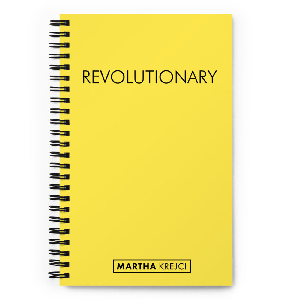 Revolutionary - Spiral notebook (Yellow)