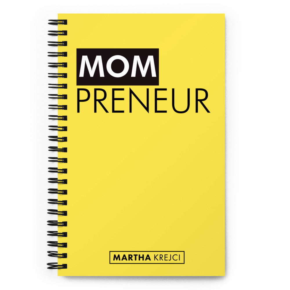 MOMPreneur - Spiral notebook (Yellow)